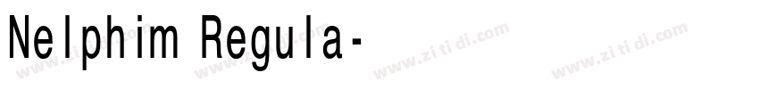 Nelphim Regula字体转换 Nelphim Regula字体转换